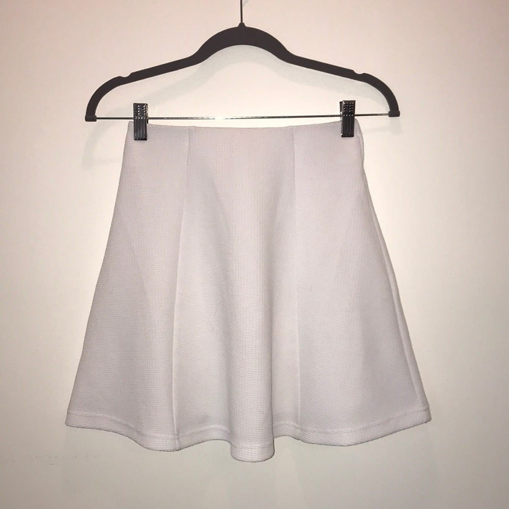 White Circle Skirt